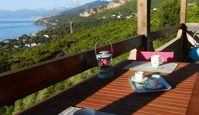 Casa Onda Di Luna – Maison avec vue mer panoramique à Erbalunga