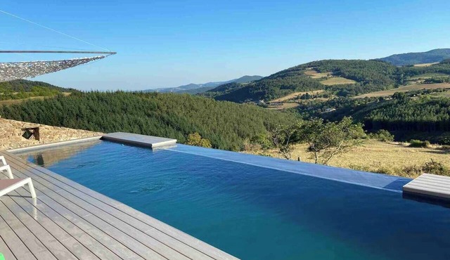 CASARIOU villa Ardeche Nordique Bath Pool