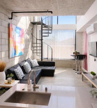 CasaViva Loft - Modern 2BR with Garage Parking, In-Unit Washer Dryer & ADA Access - Walk to Hillcrest, 5 Min to Gaslamp & North Park