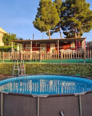 Casita con piscina cerca de Chinchón, Aranjuez y Parque Warner