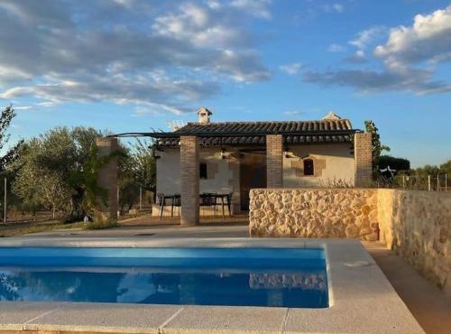Casita rural entre olivos