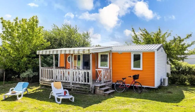 Castel Camping Parc de Fierbois * - Mobile home - 3 bedrooms - 1 bathroom - Comfort - 6 people
