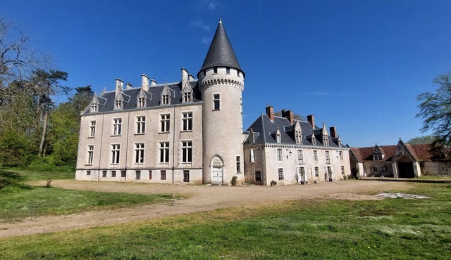 castle 14 people with 6 bedroom near Bourges