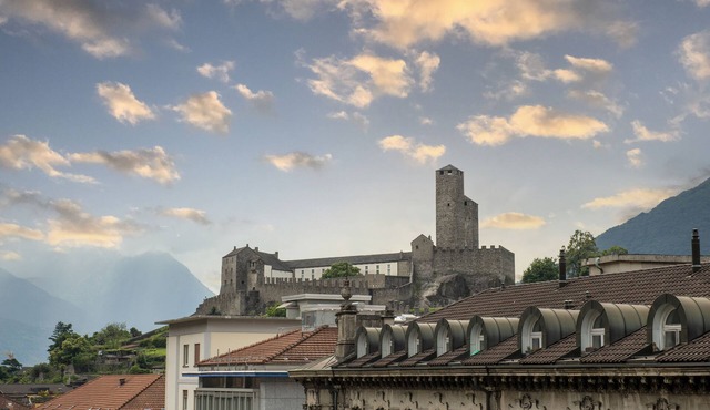Castle view, Bellinzona, Switzerland