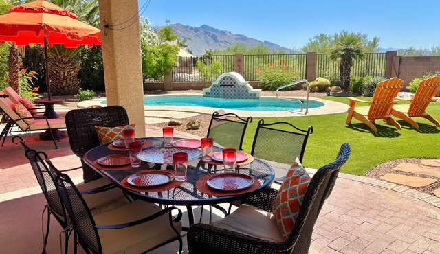 Catalina Dream Home has Southwest Style & Mountain Views. Pool. 3bd 2bath