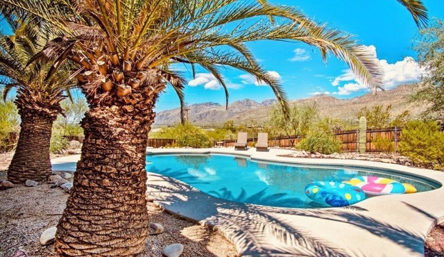 Catalina Mountain Retreat with pool and great mountain views