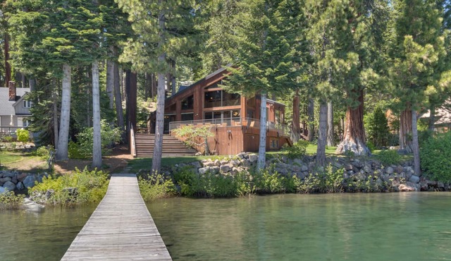 Cathedral Lakefront by Tahoe Getaways - 6 BR Estate w Pier, Buoy and Pool Table