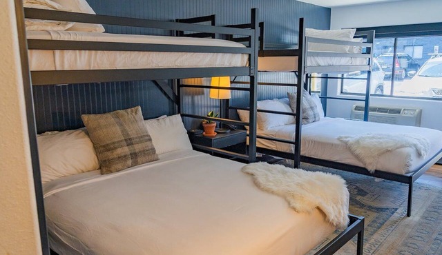 Catwalk | Double Queen + Twin Bunks at Gravity Haus Winter Park, Parking