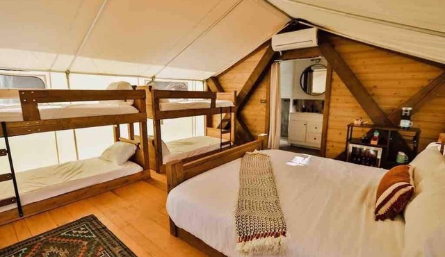 Cave Lakes Canvas Cabin Deluxe Suite #3 (Sleeps 6)