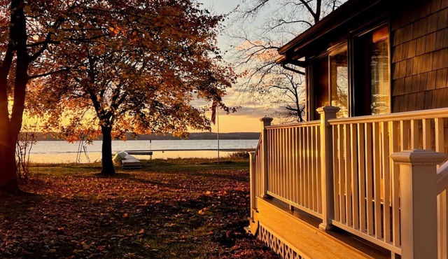 Cayuga Lake Living with Sunsets in the Village