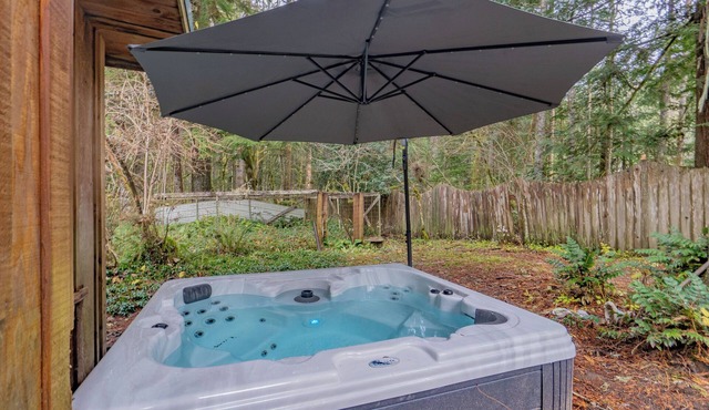 Cedar Cabin at Rainier Entrance w/Hot Tub and Cinema