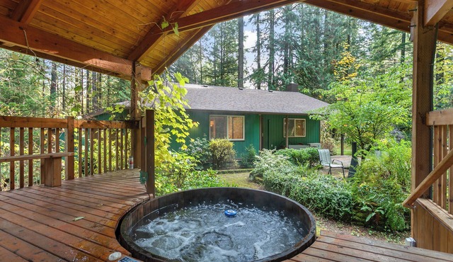 Cedar Hot Tub Nature Retreat on 2 Acres near Mt Baker – Ski, Fish, MTB