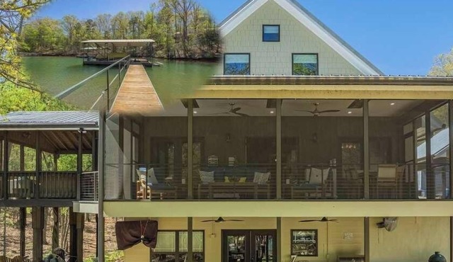 Cedar Ridge Lake House w/Hot Tub & Private Dock!