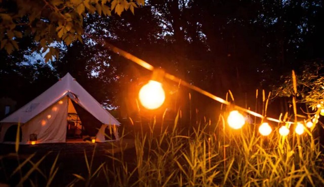 Cedar Tent at The Grove Glamping