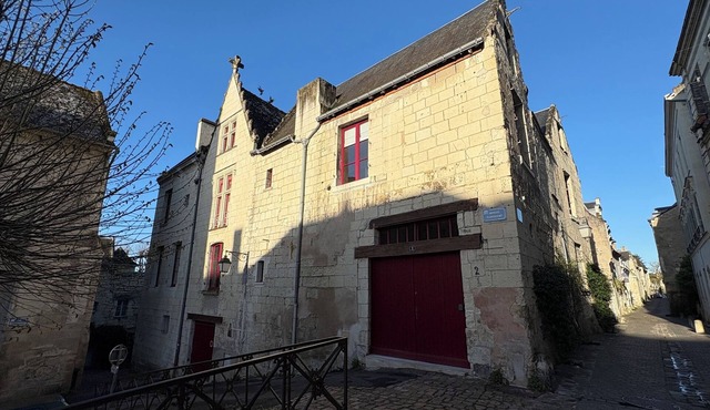 Center Chinon Gîte XVème 2 chambres + garage vélo.