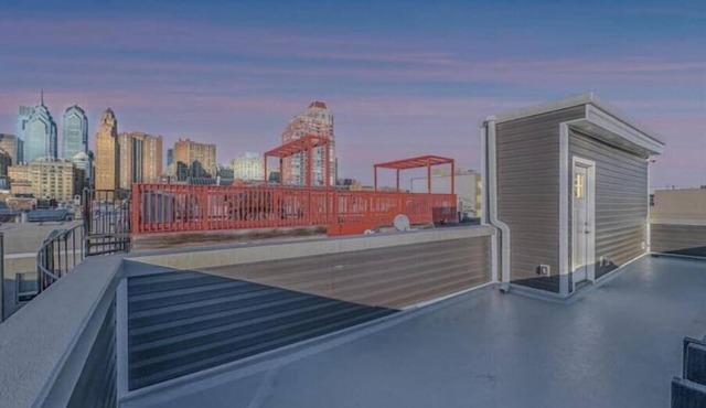 Center City Philadelphia rooftop