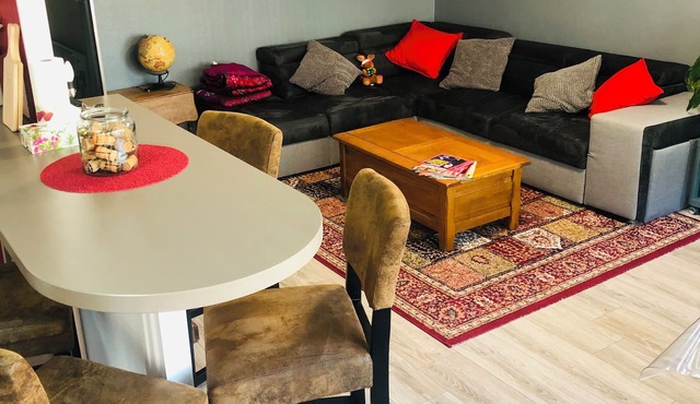 Center: two rooms luxury + room cabin-child -77m² + free parking