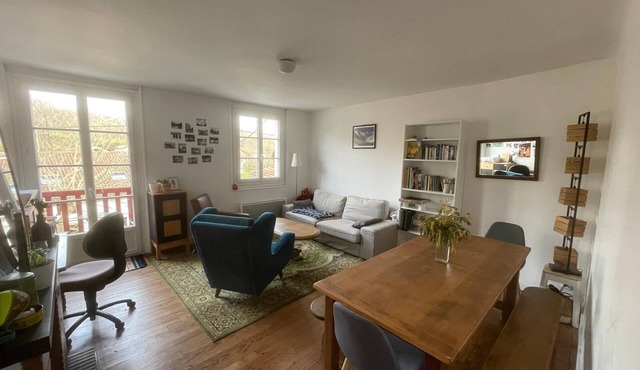 Central 2-room apartment with balcony and nice view
