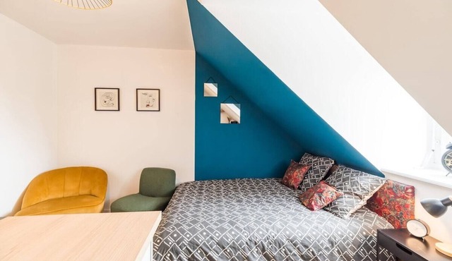 Central and charming studio, Guingamp center