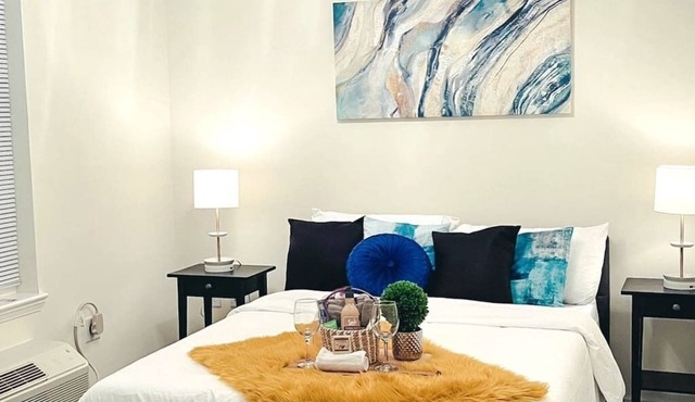 Central by Marriott & RWJHosp I 1BD | WiFi | Pkng