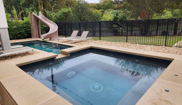 central contemporary POOL and SPA being remodeled Feb/Mar