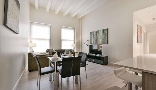 Central DT Boston 2BR | High ceilings| Fast Wifi | In-unit W/D