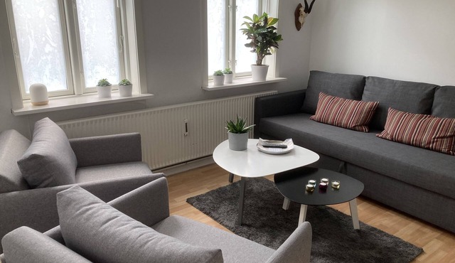 Central Lejlighed med Egen Have tæt ved Slotssøen