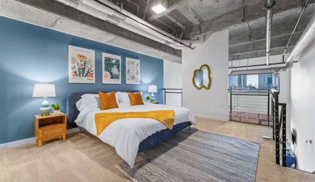 Central & Stylish Loft - 2Bed/2Bath - Atlantic Station 2nd Floor - near GA Tech
