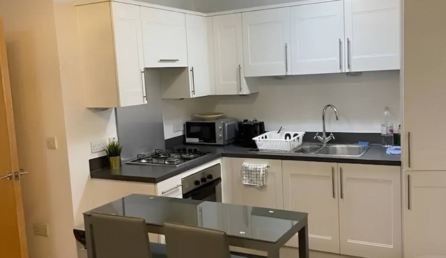 Central TV Bed Flat w Balcony -Contractors/Leisure