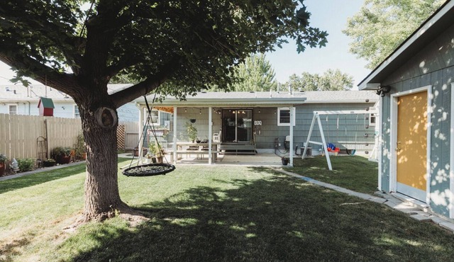 Centrally located 4Bedroom, 5 BEDs & 2Bath; Beautiful backyard