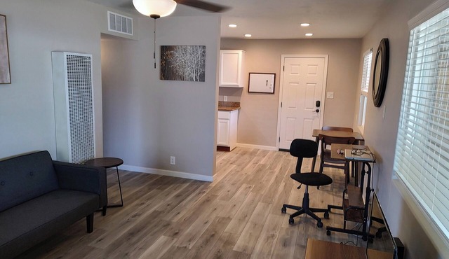 Centrally located close to everything with private entry and private yard.