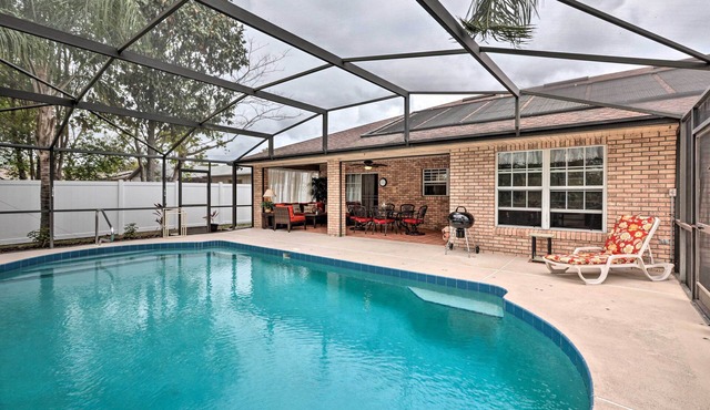 Centrally Located Deltona Home with Pool & Yard
