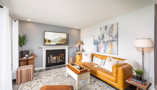 Centrally located designer ranch-style home