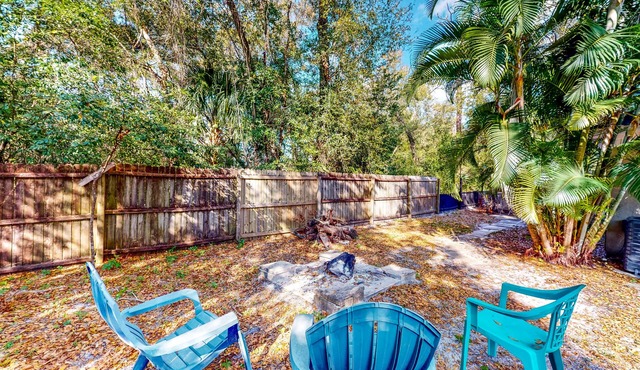 Centrally located home with a firepit, recently renovated, & large enclosed yard