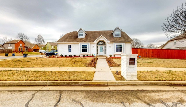 Centrally located home w/ a wood-burning fireplace