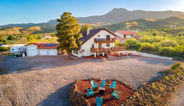 Centrally located, spacious home with private en suite, man cave and views!