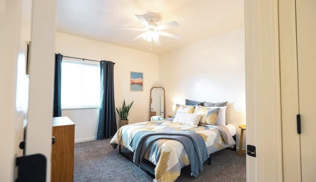 Centrally-located two bedroom, two bathroom townhome with washer and dryer in a quiet neighborhood