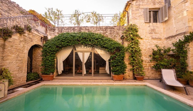 Centrally located with swimming pool, tucked away on a quiet road