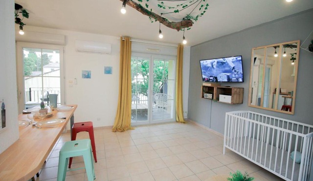 Centre CARCASSONNE,sans vis à vis,Terrasse,Piscine