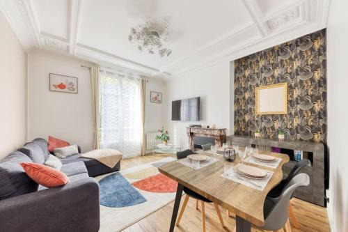 Centre de Paris à 10min, gare à 2 min à pieds, Parking privé gratuit