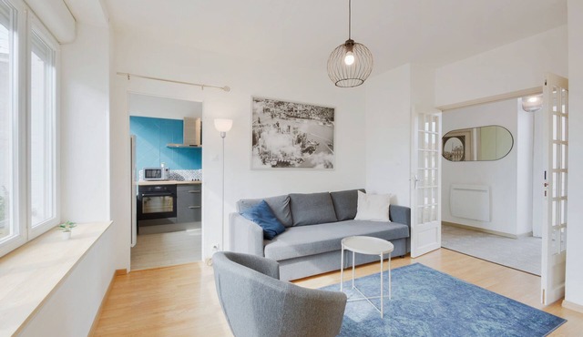 Certified 4* apartment with parking at 2 min walk from Nancy Thermal