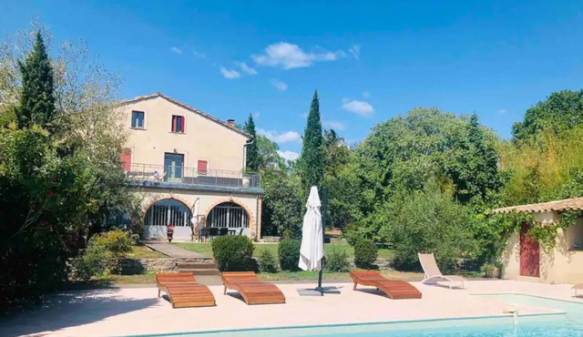 Cévennes farmhouse, large garden and swimming pool