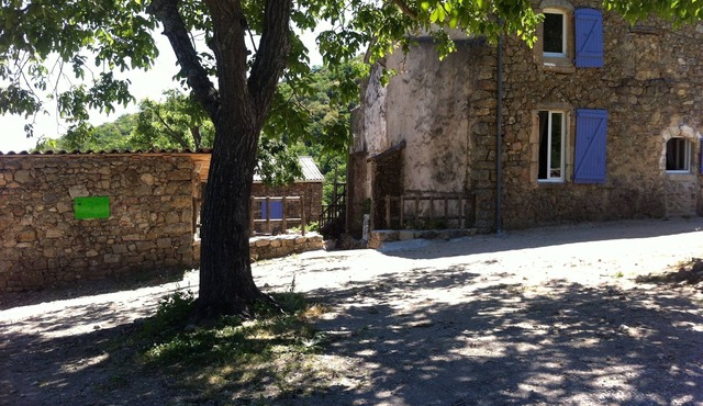 Cévenol cottage in the countryside close to Anduze, and the bamboo plantation