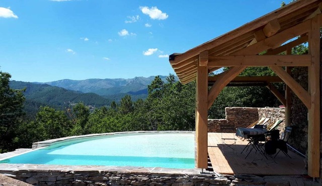 Cevenol farmhouse from 1666 authentic ecological and autonomous in the countryside