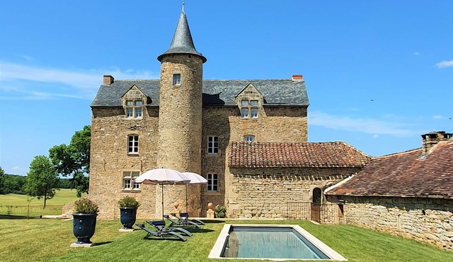 Château 12 Pers. Avec Piscine - Charme, Confort et Calme