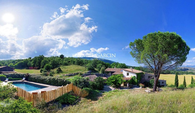 Charm, calm and pleasure in the Provencal countryside, not far from Sisteron