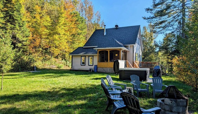 Chalet le Ziguezon | Spa & Riverside | Lanaudière, Saint Alphonse Rodriguez