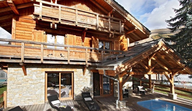 Chalet équipé l 200m des Pistes + Piscine Privée