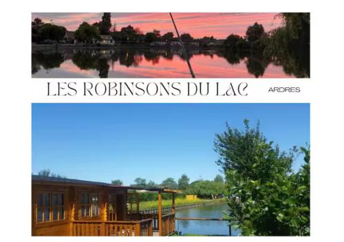 CHALET 24 - Camping LES ROBINSON DU LAC - ARDRES - pêche gratuite