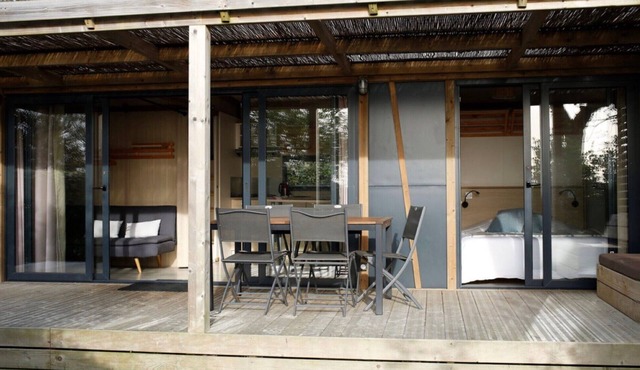 Chalet "30m² Le phare d'Eckmühl" in Plouhinec, 500m from the beach, sleeps 5